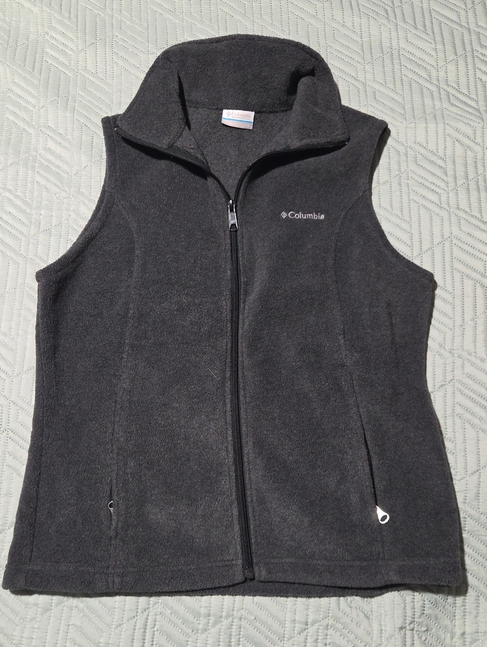 Columbia Black Women's Fleece Vest with Zipper
